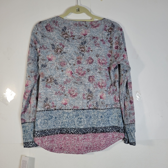 Style & Co NWT Womens/Tens floral T-shirt Size XS - Picture 6 of 9